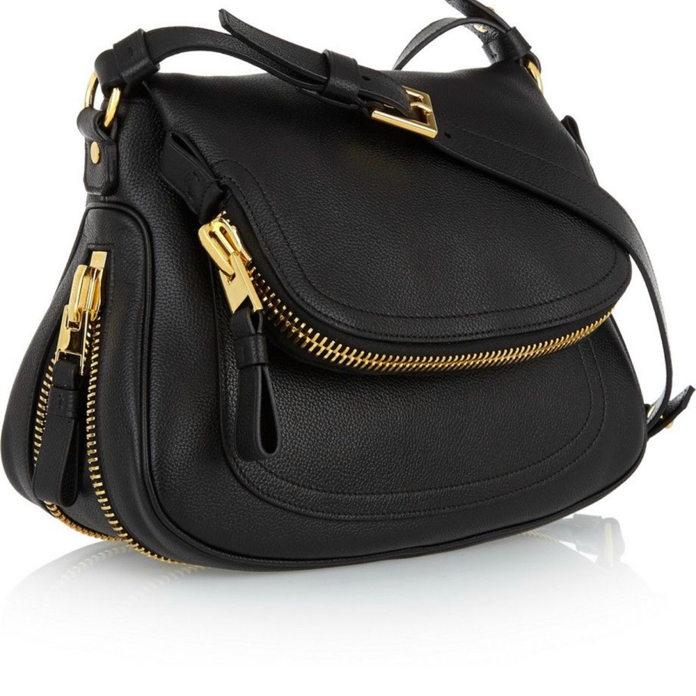 - Tom Ford Jennifer crossbody double zipper purse.